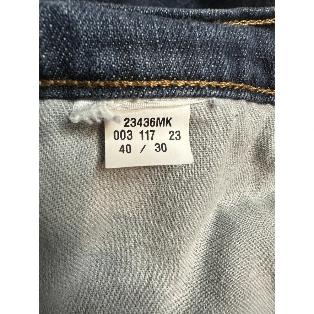 Michael Kors Grant Classic Fit Jeans Mens 40x30 (38x27) Blue‎ Straight Denim